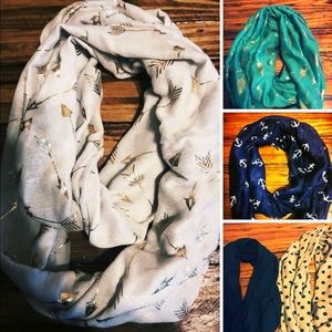 5 scarfs very cute 😍